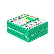 Мешки для мусора 160 л, зеленые, в пачке 10 шт., ПВД, 40 мкм, 900х1100 мм, i-Bag в Арзамасе