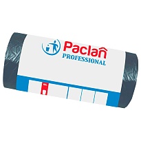 Мешки для мусора 60 л, черные, в рулоне 50 шт., ПНД, 6,2 мкм, 800х600 мм, PACLAN Professional, 604078 в Арзамасе