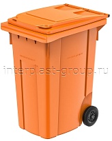 Мусорный контейнер 360 л оранжевый 360 оранжевый в Арзамасе
