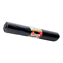 Мешки для мусора 240 л, черные, в рулоне 5 шт., ПВД 80 мкм, 1300х900 мм, МЕШКОFF, 4217 в Арзамасе