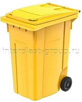 Мусорный контейнер 360 л желтый 360 желтый в Арзамасе