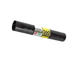 Мешки для мусора 160 л, черные, в рулоне 25 шт., ПВД, 40 мкм, 1100х800 мм, GRIFON, 101-030 в Арзамасе