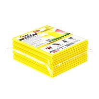 Мешки для мусора 160 л, желтые, в пачке 10 шт., ПВД, 40 мкм, 900х1100 мм, i-Bag в Арзамасе