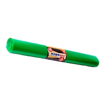 Мешки для мусора 180 л, зеленые, в рулоне 10 шт., ПВД, 50 мкм, 1100х900 мм, МЕШКОFF, 4458 в Арзамасе